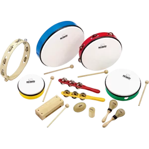 Nino Percussion NINOSET6 set de tambourins pour enfant avec
