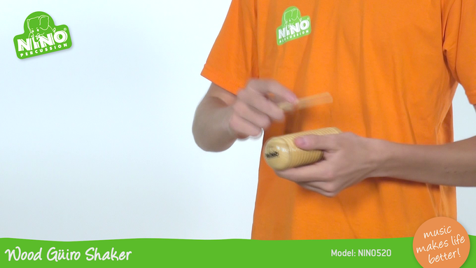 Wood Güiro Shaker, Siam Oak video