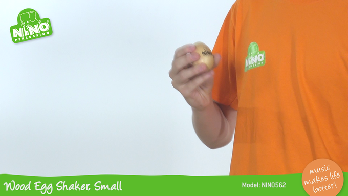 Wood Egg Shaker, Small, Rubber Wood video