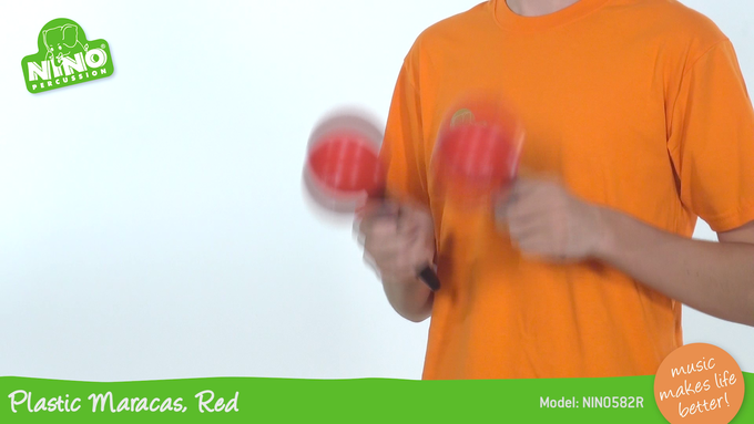 Molded ABS Maracas, Red video