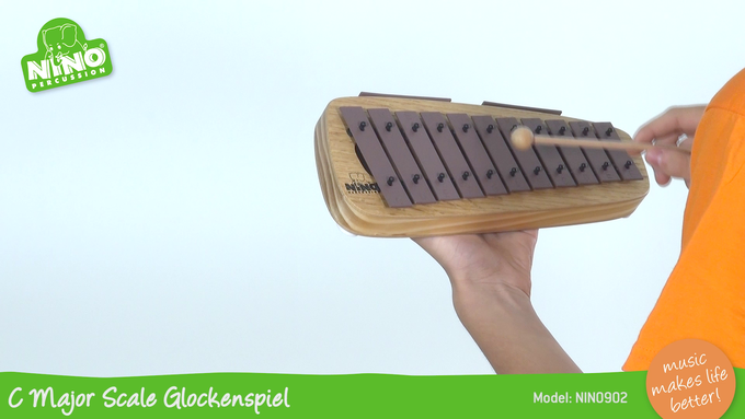 C Major Scale Glockenspiel, Pine Wood, Steel Keys video