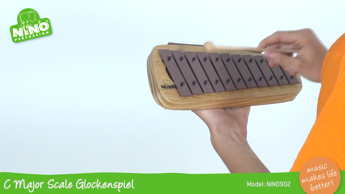 C Major Scale Glockenspiel, Pine Wood, Steel Keys video